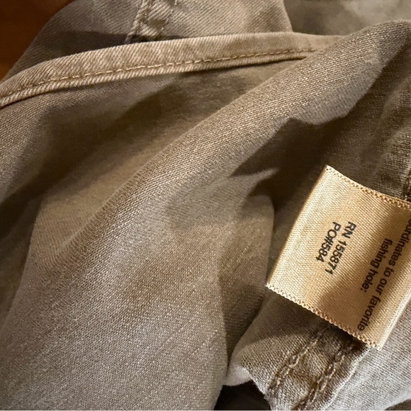 Poncho Men's Catulla Brown Denim Shirt size XXL - Picture 10 of 13